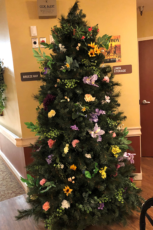 Columbine Manor Care Center’s Easter tree in Salida, Colorado