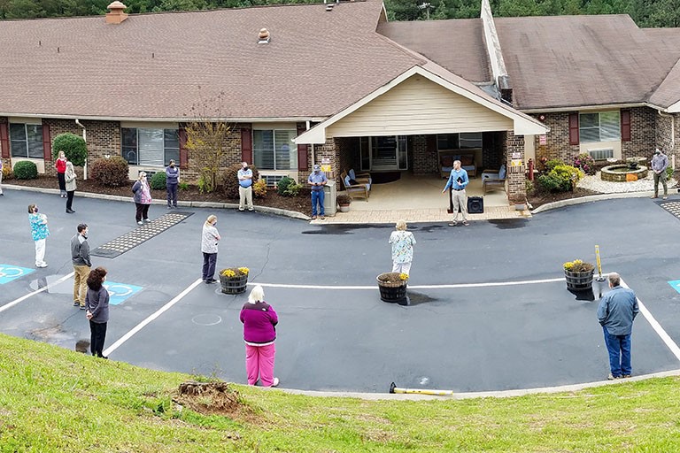 Life Care Center of Copper Basin’s prayer group