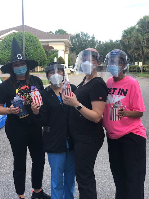 Associates at the Trunk or Treat at Life Care Center of Winter Haven