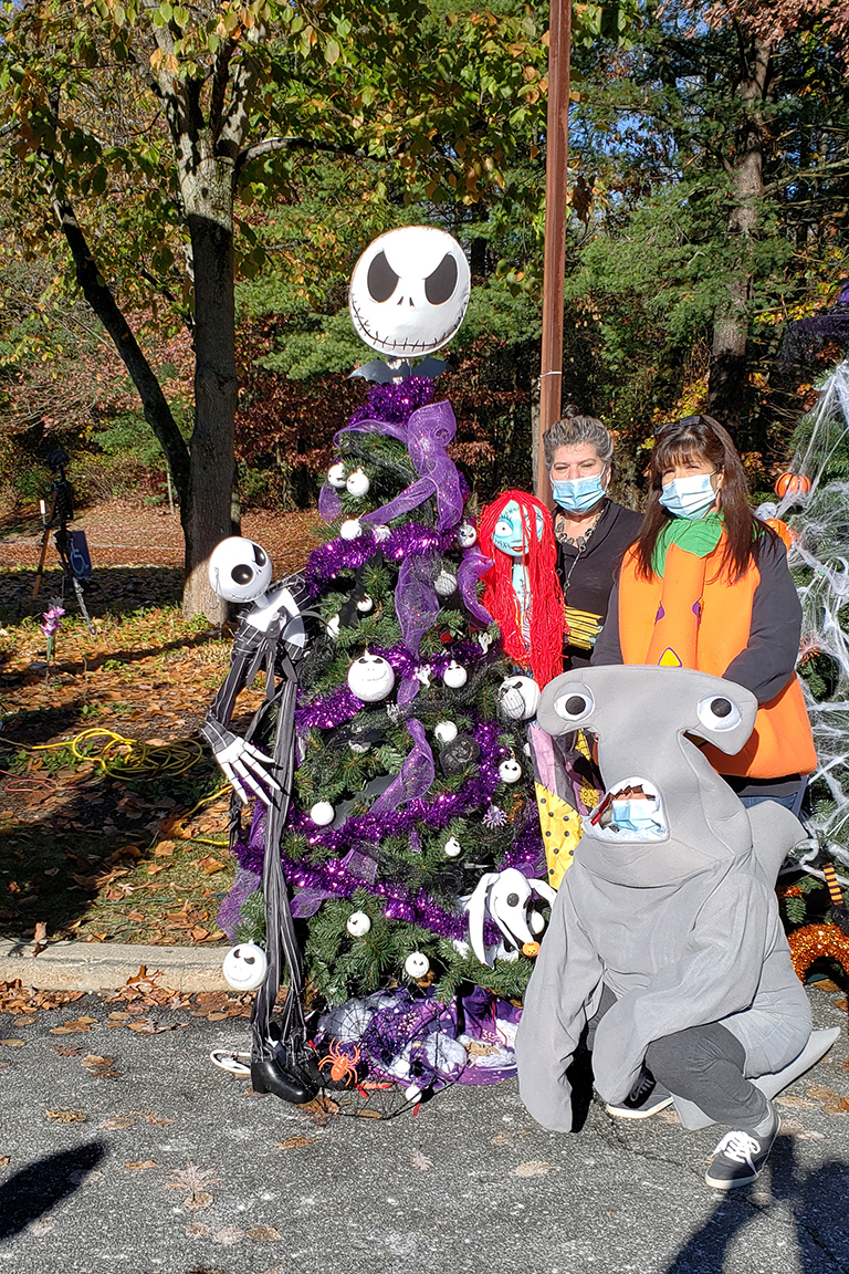 “The Nightmare Before Christmas” tree at Life Care Center of Wilbraham