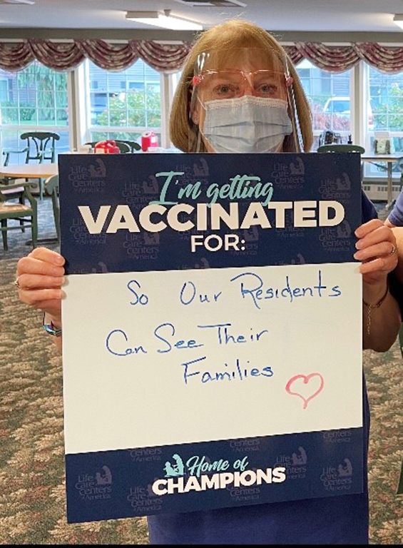 Pam shares her reasons to vaccinate.