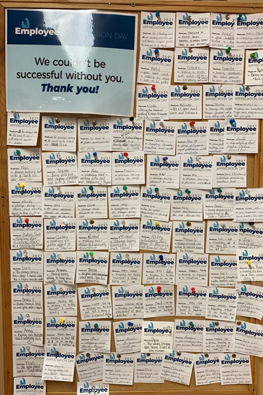 employee recognition board ideas