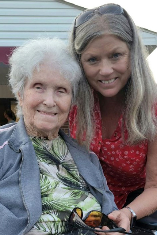 Crossville resident Lucy Parrot with her daughter, Zondra Shmel