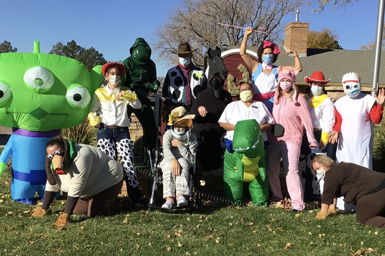 “Toy Story” characters at Valley View Villa
