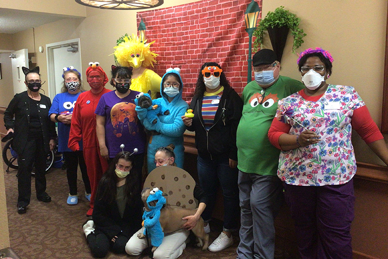 “Sesame Street” characters at LCC Port Townsend