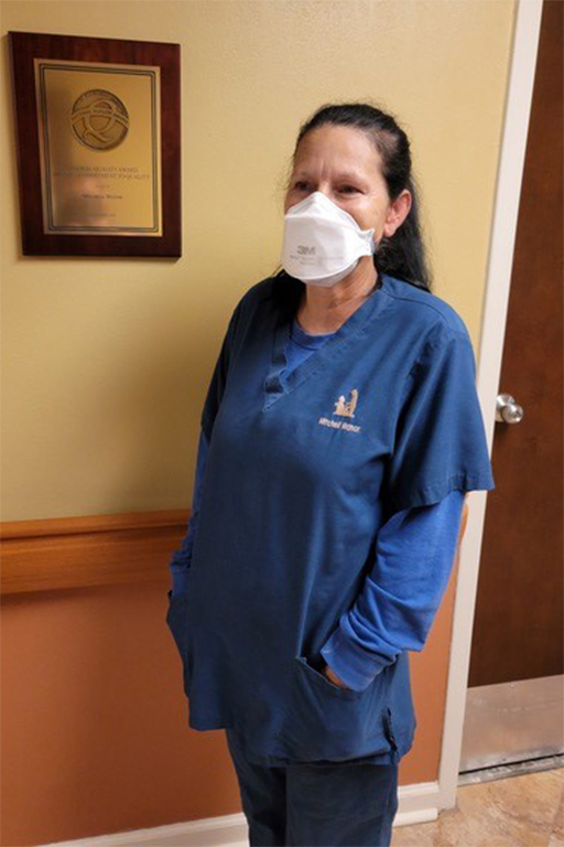 Rita Hopper, housekeeping aide 