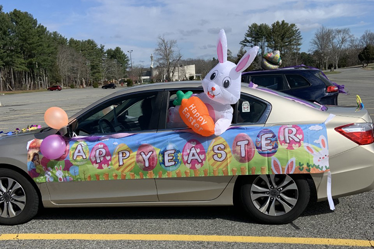 Easter parade at Life Care Center of Attleboro