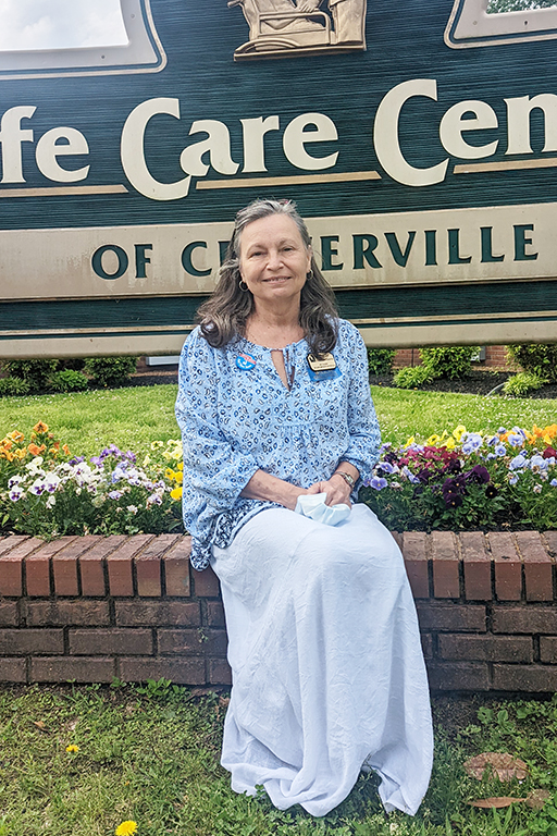 Cindy Jacobson, receptionist Life Care Center of Centerville