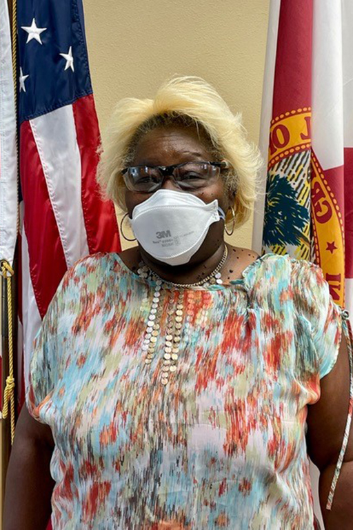 Velma Jackson, housekeeper at Life Care Center of Sarasota